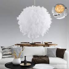 Large floor lamps from alibaba.com. Modern Feather Light Ceiling Lamp Pendant Lights Shade Romantic Droplight Lampshade With E27 Bulb Floor Lamps For Dining Room Bedroom Living Room Decor White Large Buy Online In Saint Vincent And The