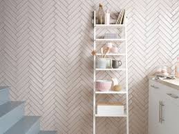 Again, keeping the grout color the same really helps tie the two tiles together even when the shapes are different. 10 Unusual Tile And Grout Combos We Love In Kitchens And Bathrooms