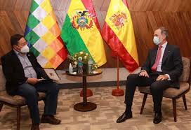 ▷ Luis Arce se reunió con el Rey de España y Pablo Iglesias a horas de su  posesión - Noticias Bolivia
