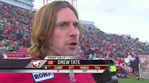 Drew Tate half time concussion symptoms interview