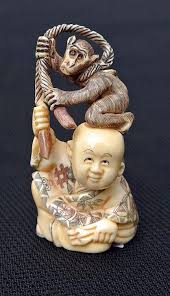 Find great deals on ebay for ivory netsuke carving. Sold Price An Ivory Carved Netsuke November 1 0113 12 00 Pm Cet Netsuke Carving Japanese Antiques
