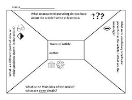 Depth And Complexity Chart For Scholastic News Magazine Newspaper