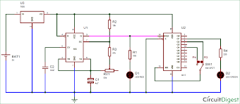 Frequency Divider Circuit Using 555 Timer And Cd4017 Circuit Diagram Synthesizer Diy Electronics Circuit