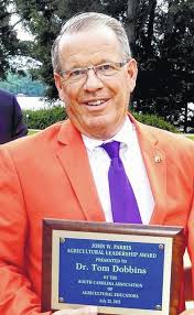 Dobbins receives Parris Agriculture Leadership award