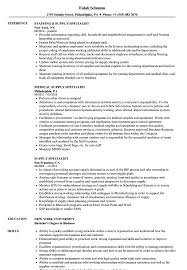 supply specialist resume samples
