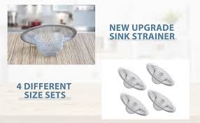 Check spelling or type a new query. Maxware Stainless Steel Kitchen Sink Mesh Strainer Fits Most Kitchen Sinks Stopper Drain Strainer Filter Large Wide Rim 4 5 Inch Amazon Com