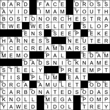 Several insects and other pests feed on houseplants. La Times Crossword 1 Oct 20 Thursday Laxcrossword Com