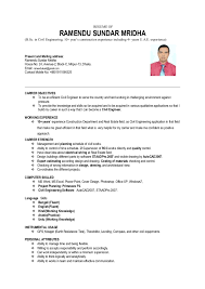 Resume that focuses on skills. Ramendu Cv For Bd