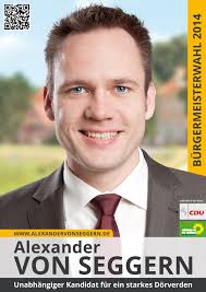 Herzlichen Glückwunsch, Wahlsieger Alexander von Seggern!