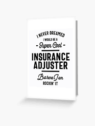 Add any of our comprehensive travel or insurance options to your bmo mastercard ® account today. Insurance Adjuster Work Job Title Gift Greeting Card By Cidolopez Redbubble