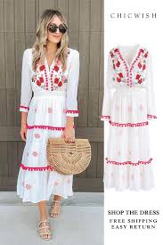 Stay Romance Embroidered Maxi Dress Chicwish Dress Fashion Embroidered Maxi Dress