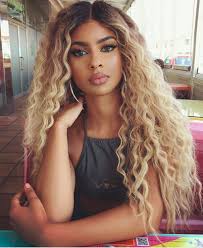 7a Remy Brazilian Human Hair Wigs Curly Ombre Blonde Lace Front Full Lace Wigs Health Beauty Hair Care Blonde Ombre Wig Hairstyles Curly Lace Front Wigs