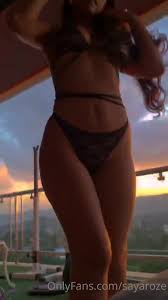 Sayaroze Sexy Asian Exposing Her Big Tits and Show Off Booty Onlyfans Video