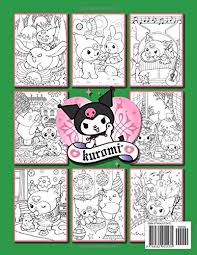 My melody sanrio puroland kuromi sticker, my melody, shoe, hello kitty png. Kuromi Coloring Book Favorite Book Kuromi Coloring Books For Adults Activity Book Series Matabei Morihei 9798562955470 Amazon Com Books