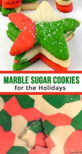 Marble Sugar Cookies Recipe Sugar Cookies Easy Holiday Treats Cookies Recipes Christmas