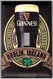 Guinness Irish Beer Brewed In Dublin Ireland St Patrick S Day Switchplate Cover Single Jumbo S Irish Beer Beer Guinness Beer