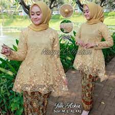 1,5 x 1,5 m (ukuran lebih besar harga berbeda). Setelan Kebaya Tile Kebaya Wisuda Kebaya Modern Kebaya Tile Kebaya Akad Baju Kondangan Kain Tile Shopee Indonesia