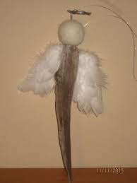 Engel Schutzengel Aus Treibholz Schwemmholz Filz Engel Basteln Weihnachten Anhanger Schwemmholz