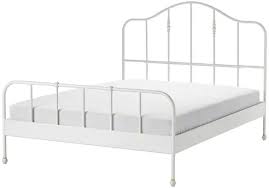 سعر ومواصفات Sagstua هيكل سرير أبيض Lonset 160x200 سم من Ikea فى السعودية ياقوطة