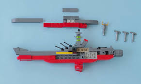This custom outlaw spaceship should make. Space Battleship Yamato Instructions 08 Space Battleship Lego Projects Lego Spaceship