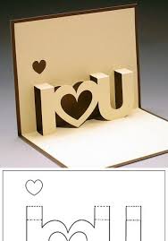 Cricut joy butterfly pop up birthday insert card template svg file instant download svgs can be used to create 4.25 x 5.5 cards for use with: Diy Cute I Love You Card Valentines Diy Valentine S Day Diy Valentine Crafts