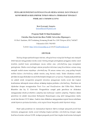 Pengaruh antara penggunaan media sosial terhadap prestasi. Https Ejournal3 Undip Ac Id Index Php Interaksi Online Article Download 28650 24431