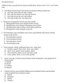 Contoh Soal Seni Rupa 3 Dimensi Dan Jawabannya Bagikan Contoh