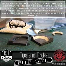 R31studios Foamsmith Cosplay On Instagram Tips And Tricks Bitesize 4 It S Still Foam Ok But It S Foam Clay Haven T Posted Foam Clay Infographic Tutorial