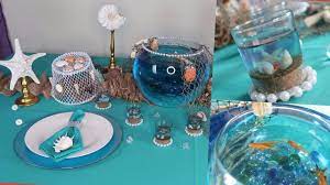 $118 = 80+ invitations, 80+ r.s.v.p, 160+ printed outer and…. Diy Centerpiece And Tablescape Under The Sea Wedding Youtube