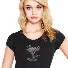 Cosmo Girl Crystal Black T-Shirt