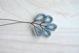 Von der drahtspule habe ich ca. Baum Aus Draht Und Perlen Basteln Dekoking Diy Mehr