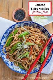 Gluten Free Spicy Chinese Noodles Only Gluten Free Recipes Recipe In 2021 Recipes Best Gluten Free Recipes Gluten Free Recipes