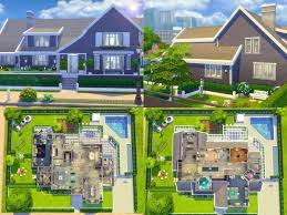 Mediterranean mansion by plumbobkingdom at mod the sims 4. Greywell Cottage Is A Family Home Built On A 50 X 40 Lot Found In Tsr Category Sims 4 Residential Lots Sims 4 House Plans Sims 4 House Design Sims House