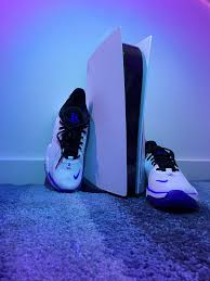 Starting tomorrow, nba 2k21 owners can lace up with the new pg 5 playstation 5 colorway on ps4 and ps5. Playstation Collaborates With Paul George For Ps5 Themed Pg5 Sneakers Ign