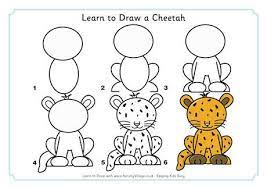 How to draw a cheetah face. 14 Drawing Of A Cheetah Ideas In 2021 Drawing For Kids Cheetah Drawing Drawings