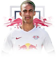 Yussuf poulsen verkiest om te spelen met zijn right voet. Rp Kurier Schulerzeitung Rosa Parks Kurier