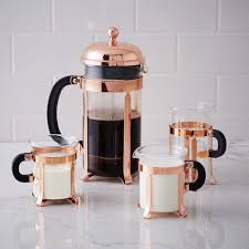 $32.95 bodum chambord french press coffee maker, 12 espresso cup, 51oz, chrome. Bodum Copper Coffee Collection