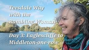 Teesdale Way with ‪@ramblingwoman‬ Day 3: Eaglescliffe to Middleton-one-row 