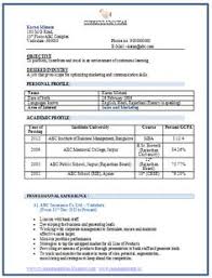 In this section, we will provide a general description of the main types of resumes, which type is most suitable for specific people and. Interview Resume Format Vomor