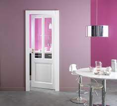 Porte D Interieur Blanche Vitree Modele Maryline Decoration Porte Interieur Portes Vitrees Interieures Porte Vitree