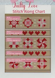And a smaller photo showing the completed. Quilty Love Cross Stitch Along The Jolly Jabber Quilting Blog