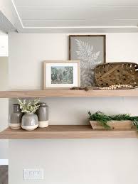Pin On Honey Built Home Tutorials Floating kitchen shelving constructed from red oak and complete with custom hidden brackets. pin on honey built home tutorials
