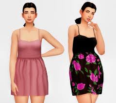 Pixelunivairse Download Sf Enjoy Maxis Match Sims Dresses