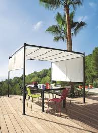 Pergolas Canisses Brise Soleil Pour La Terrasse Tonnelle Jardin Pergola Chaise Jardin Metal