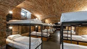 The hostel is situated in a beautifully refurbished 19th century building , very close to prague's centre, in an area that is not too busy or swarming with tourists. 34 Bed Basement Dorm Czech Inn