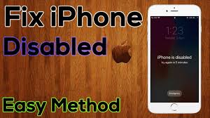 How To Fix Iphone Is Disabled Connect To Itunes Simple And Easy Way Youtube