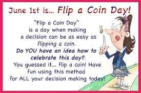National Flip A Coin Day Holiday Humor Wacky Holidays National Days
