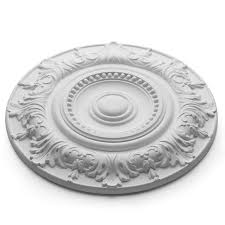 Rosace M67 Diam 50 Cm Ceiling Rose White Brass Home Deco