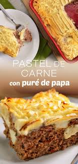 Pastel De Carne Con Pure De Papa Receta Pastel De Carne Receta Pastel De Carne Pastel De Carne Molida