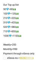 4360 diamonds topup of garena free fire. Free Fire Diamond Top Up Zone Nepal Posts Facebook